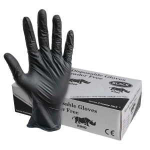 Guantes de Nitrilo Negros #6