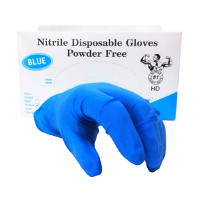 Guantes Nitrilo Azules HD #10