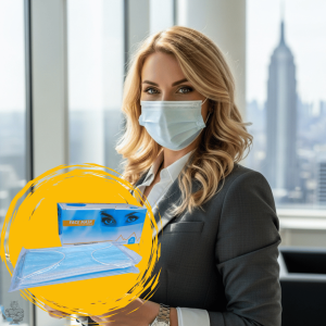 Tapabocas Individual Azul